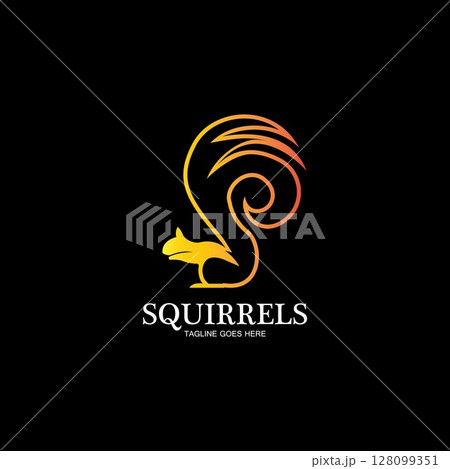 creative squirrel animal logo design icon symbol illustration-vector creative squirrel animal logo design icon symbol illustration-vector 128099351
