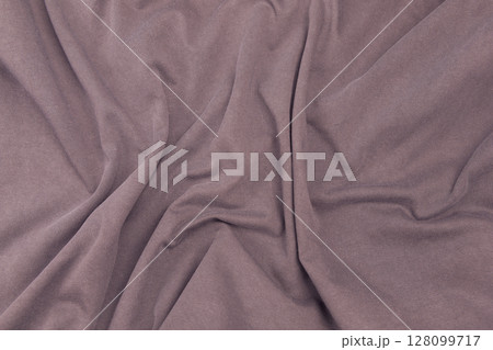 A detailed close-up texture background of cotton fabric 128099717