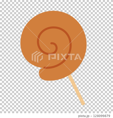 Illustration of a spiral sausage 128099879