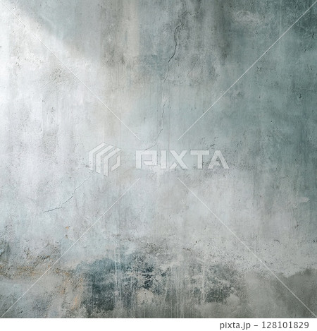 Abstract textured background with a grey concrete wall and black space. 128101829