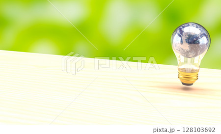 The Earth in Light bulb on black background fo Eco or energy concept 3d Rendering. The Earth in Light bulb on black background fo Eco or energy concept 3d Rendering. 128103692