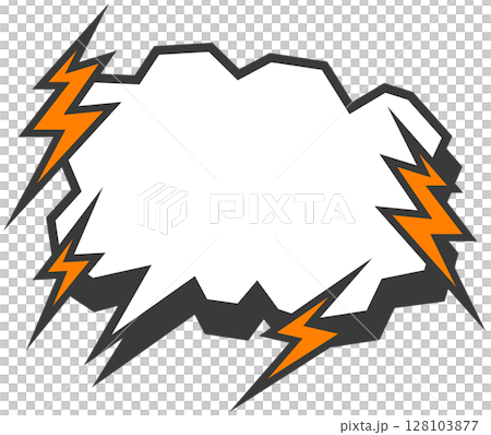 Comic book speech bubble illustrations for expressing anger or indignation Comic book speech bubble illustrations for expressing anger or indignation 128103877