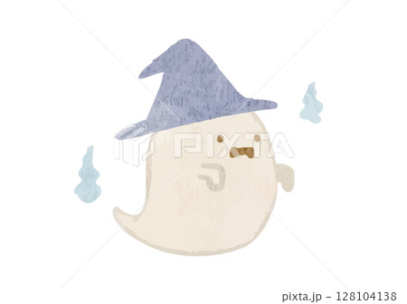 かわいい手描きのお化けのイラスト 128104138