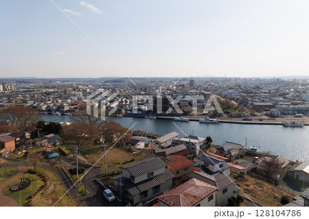 グレットタワーみなとから観る八戸市街（青森県八戸市） 128104786