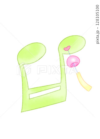 風鈴の付いた音符 128105100