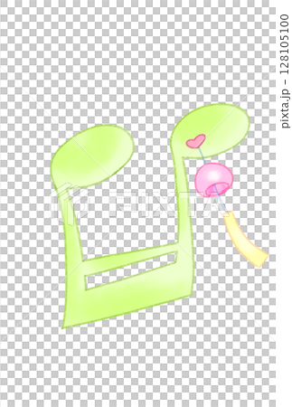 風鈴の付いた音符 128105100