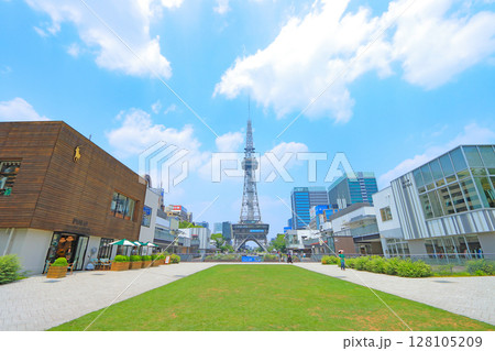 愛知県名古屋市、名古屋テレビ塔の風景 128105209