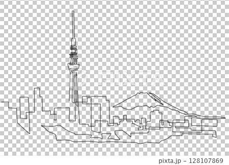 東京晴空塔城市景觀一覽 日本東京晴空塔 128107869