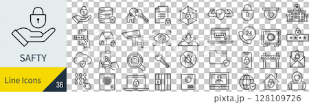 安全圖示集 安全圖示集 128109726