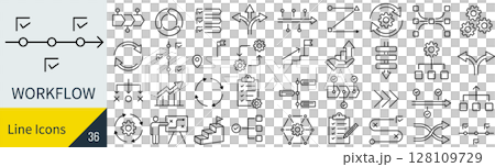 工作流程圖示集 工作流程圖示集 128109729