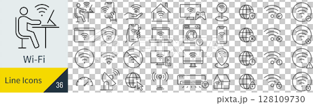Wi-Fi 圖示集 Wi-Fi 圖示集 128109730