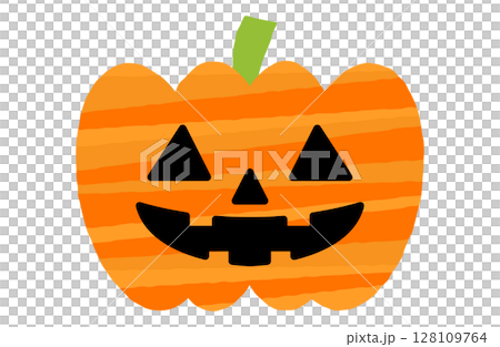 Halloween pumpkin vector illustration 128109764