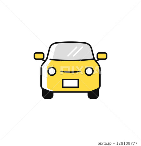 自動車のシンプルなベクターアイコンイラスト素材 128109777