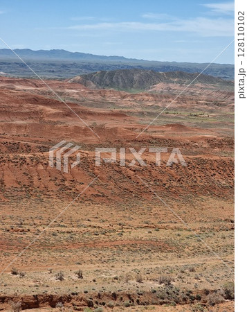 Beautiful view of nature. Picturesque desert landscape. Beautiful view of nature. Picturesque desert landscape. 128110102
