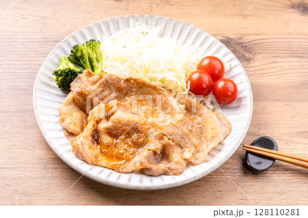 豚しょうが焼き 豚しょうが焼き 128110281