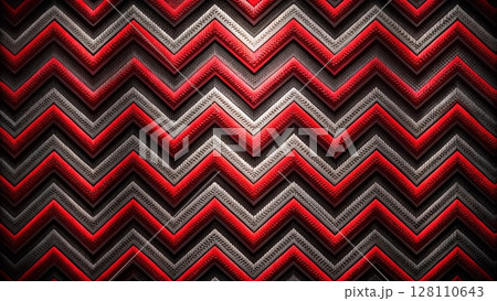Zigzag Lurex Knit Fabric with 4-Way Stretch for Fashion and Crafts Vector Background   128110643