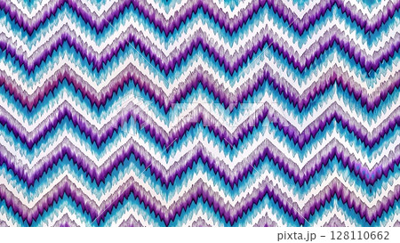 Zigzag Lurex Knit Fabric with 4-Way Stretch for Fashion and Crafts Vector Background   128110662
