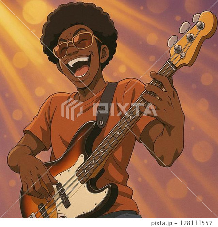 ファンクなベーシスト 128111557