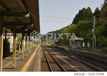 京都丹後鉄道宮舞線　東雲（しののめ）駅　至豊岡方面 128113006