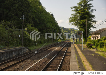 京都丹後鉄道宮舞線　東雲（しののめ）駅　至西舞鶴方面 128113007