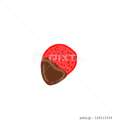 チョコレートがついた いちご イチゴ 苺 食べ物 チョコレートがついた いちご イチゴ 苺 食べ物 128113154
