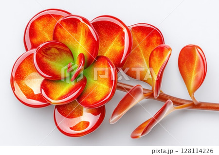 Assorted microgreen sprouts including radish, mustard, arugula, peas, and amaranth on a light background with copy space and room for text 128114226