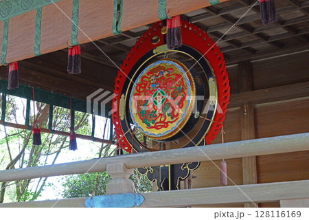 香川県金刀比羅宮の神楽殿と太鼓-3 香川県金刀比羅宮の神楽殿と太鼓-3 128116169
