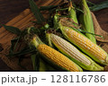 北海道の美味しいとうきび 128116786