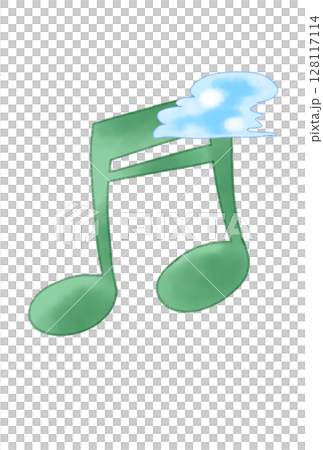 帶有雲朵的音符 帶有雲朵的音符 128117114