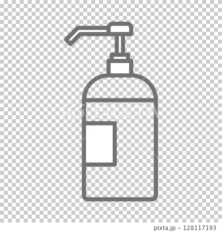 洗手液瓶向量圖示_10 128117193