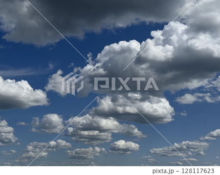 Blue sky, cloudy sky 4k video. High quality photo Blue sky, cloudy sky 4k video. High quality photo 128117623