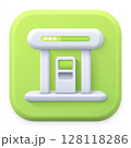 The iws38 IconWebsiteSimple iws represents a charging station symbolized by a green icon circle web symbol in english, and an E-Tankstelle Ladestation Zeichen in grün in German, labeled as g 128118286