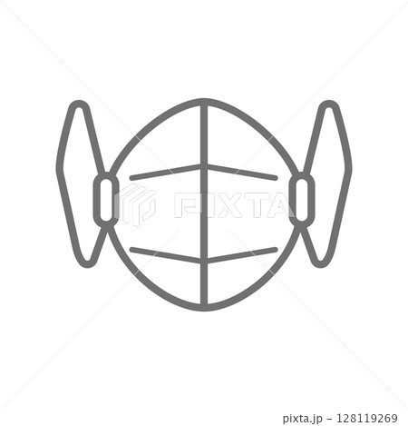 シンプルなマスクのベクターアイコン_05 128119269