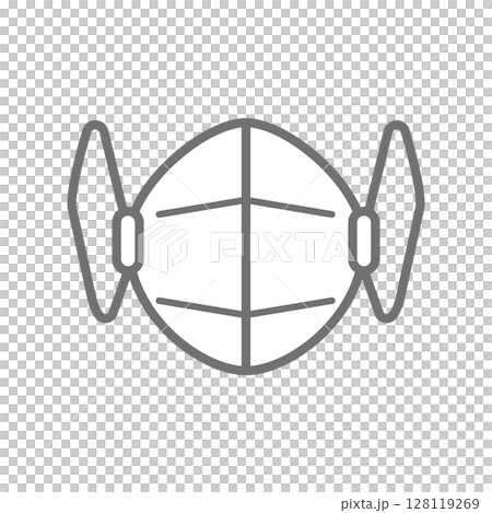 シンプルなマスクのベクターアイコン_05 128119269