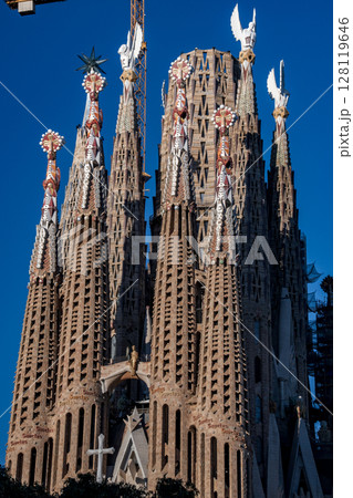 スペインバルセロナの観光風景 128119646