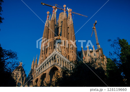 スペインバルセロナの観光風景 スペインバルセロナの観光風景 128119660