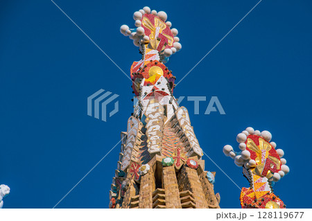 スペインバルセロナの観光風景 128119677