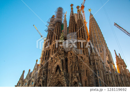 スペインバルセロナの観光風景 スペインバルセロナの観光風景 128119692