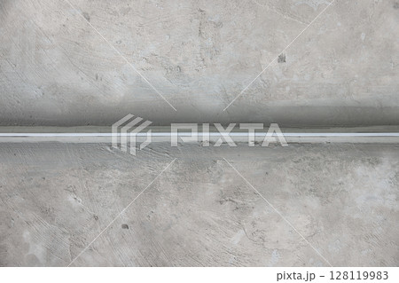 Dividing strips in terrazzo floor construction work. Dividing strips in terrazzo floor construction work. 128119983