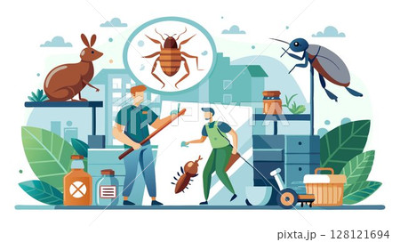 We provide a wide range of pest control solutions, targeting common household pests such as rodents, insects, and termites. 128121694