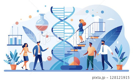 The field of genetics explores the inheritance, variation, and expression of genes, deciphering the intricate mechanisms of heredity. The field of genetics explores the inheritance, variation, and expression of genes, deciphering the intricate mechanisms of heredity. 128121915
