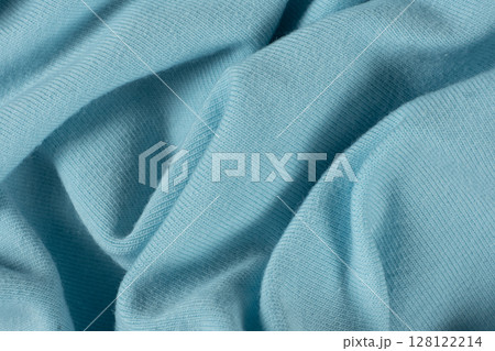 Abstract fabric blue background, cotton and spandex fabric Abstract fabric blue background, cotton and spandex fabric 128122214