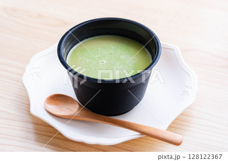 抹茶プリン 抹茶プリン 128122367