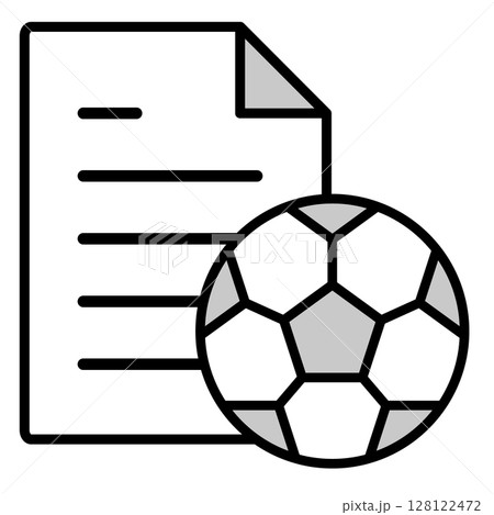 イラストアイコン素材：スポーツファイル296 128122472