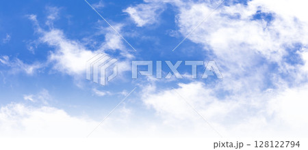 青空と白い雲 青空と白い雲 128122794