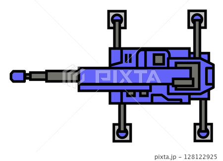 建設現場で荷物を吊上げる作業に使われる大型で特殊車両のクレーン車 128122925