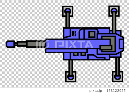 建設現場で荷物を吊上げる作業に使われる大型で特殊車両のクレーン車 128122925