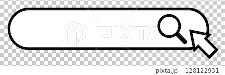 キーワードや文字でネット検索できる検索エンジンのイラスト 128122931