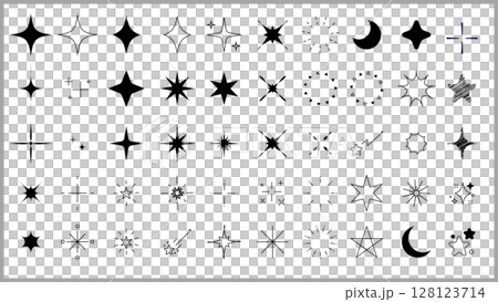 キラキラ飾りセット キラキラ飾りセット 128123714