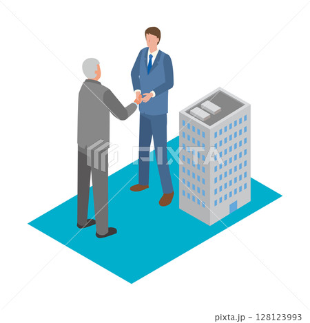 事業承継のイメージイラスト 128123993